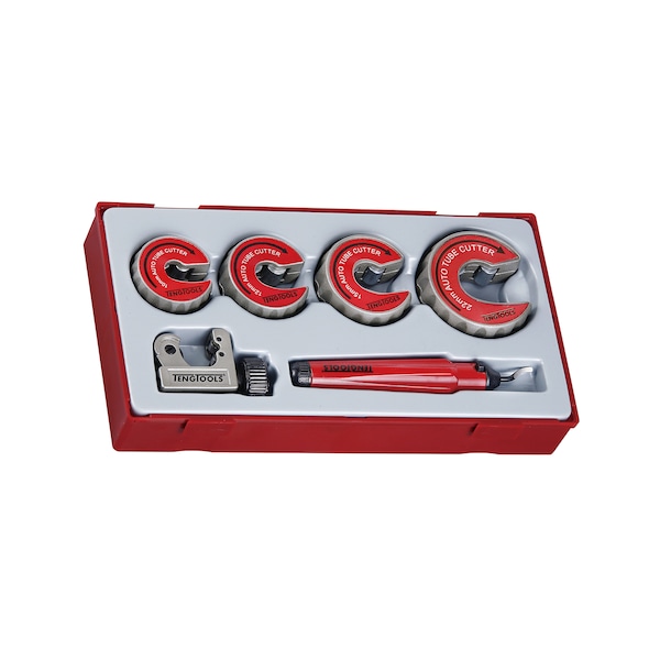 TTTC06 - 6 Piece Pipe Cutter and Deburring Set